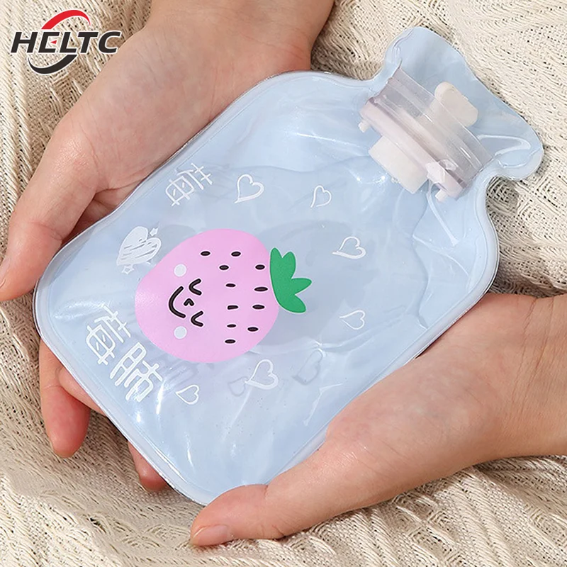 Cute Cartoon Girl Heart Y2k Carry-On Water-Filled Hot Water Bag Keep Warm Kawaii Small Hand Warmer Accessories