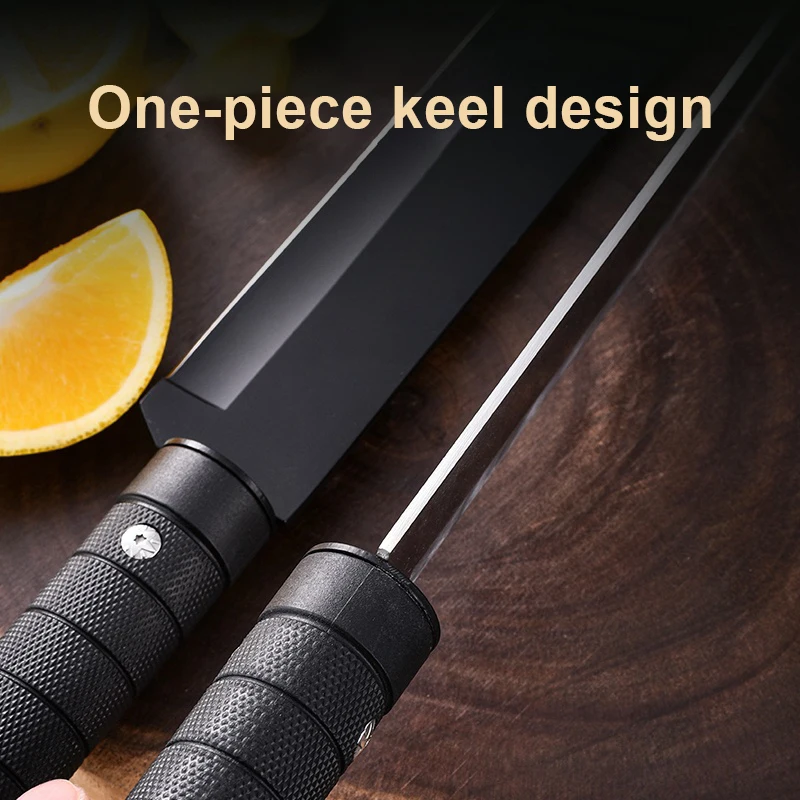 Fruit Knife High Hardness Household Fruit Small Straight Knife Baking Outdoor Portable Camping Style Barbecue Knife