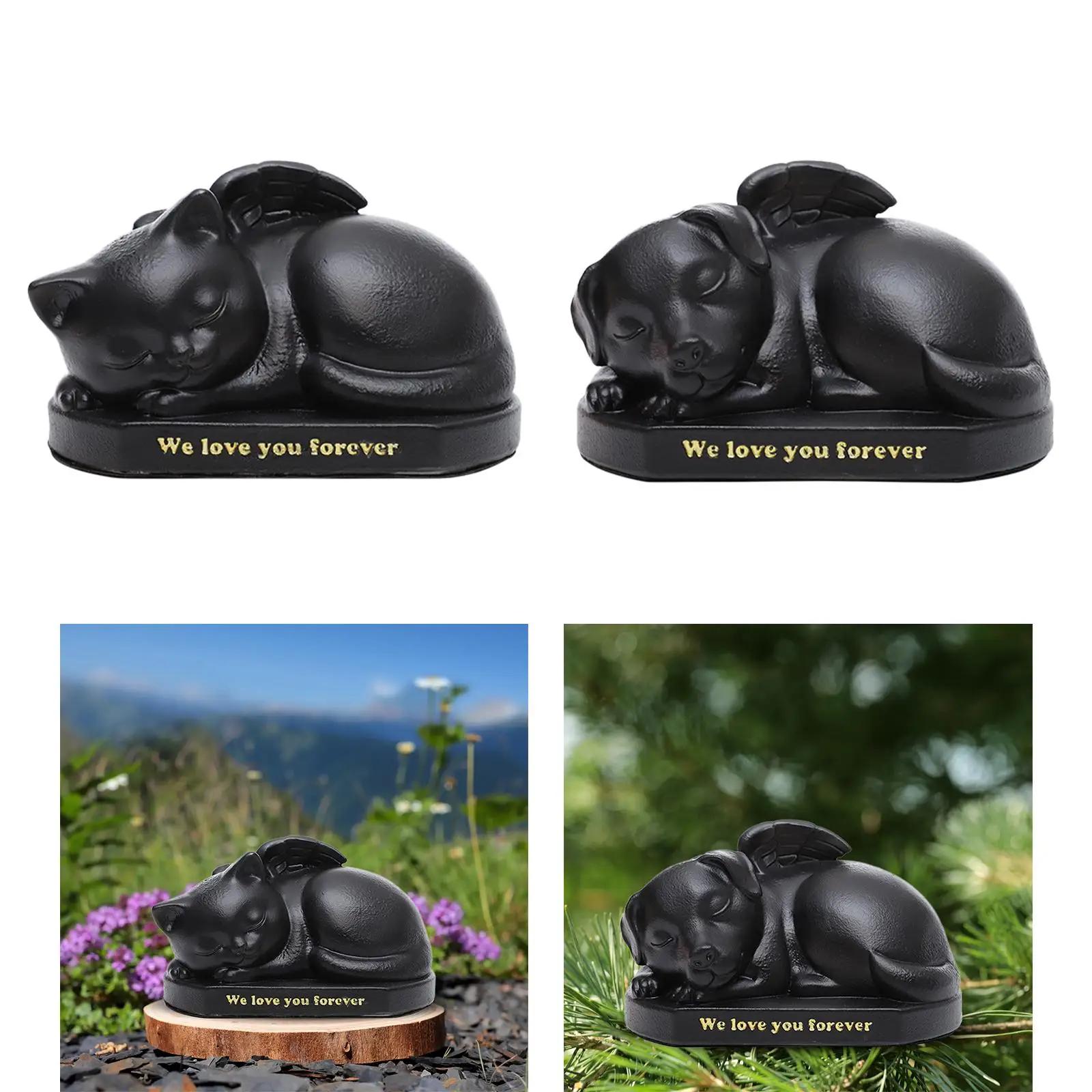 Pet Urns Loose Memorial Pets Gift Sympathy Retain Memories Cremation Memorial Urn for Living Room Home Backyard Lawn Indoor