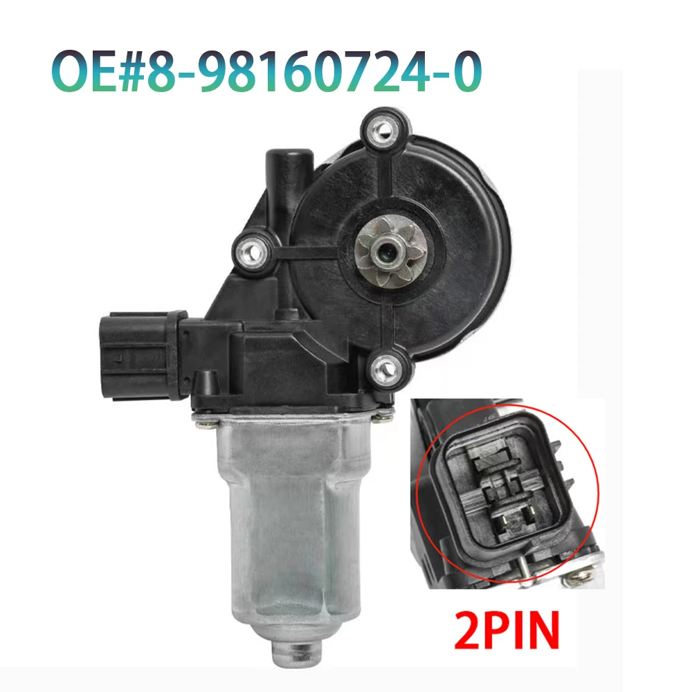 

2 Pins NEW Left Right Driver Door Electric Power Window Motor 8-98160723-0 8-98160724-0 98850-G1710 For ISUZU D-MAX 2012-2019