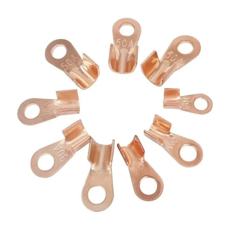 Copper Crimp Terminals 10A-50A 12V, 70 Pcs Per Plastic Box