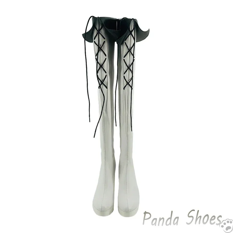 Anime Akame Ga KILL Esdeath Scarpe Cosplay Gioco Anime Cos Comic Costume Cosplay Scarpe Prop per Con Festa di Halloween