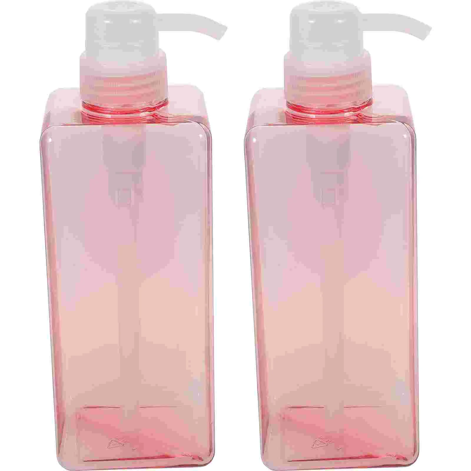 

2 PCS Shampoo Dispenser Bottle High Capacity Liquid Soap Hand Pump Reusable Refillable For Home Bathroom Kitchen