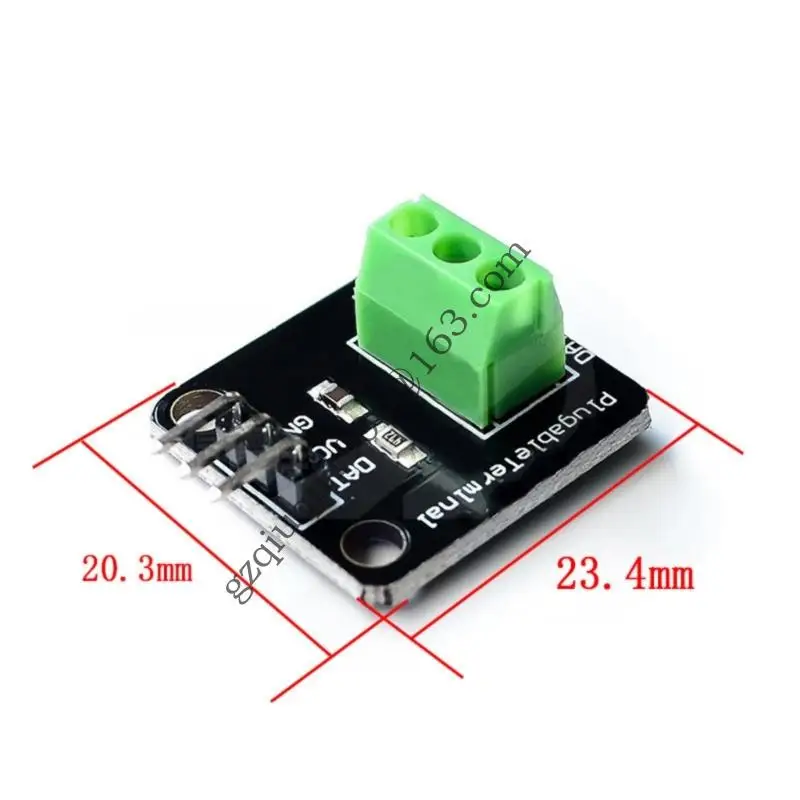 وحدة الكشف عن درجة الحرارة المقاومة للماء الدقة للمشاريع 55 ℃ إلى +125 ℃ النطاقات