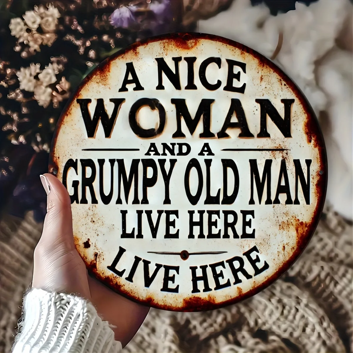 A Retro Aluminum Metal Sign 