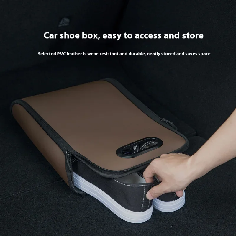 

Car Shoe Box In-Car Shoe Storage Artifact Car Passenger Shoe Organizer Trunk Storage Car Accessories