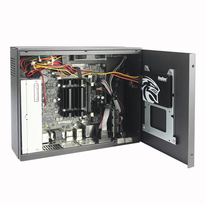 Imagem -04 - Grande Porta Serial Itx Controle Industrial Pequeno Chassis com Meia Altura Slots Felx Embedded Industrial Control Vision