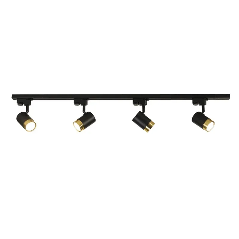 Full Set Led Track Light Fixture Rail 110-220V COB Ceiling Track Lamp Spot Lighting For Clothing Shop Living Room Ceiling Lights