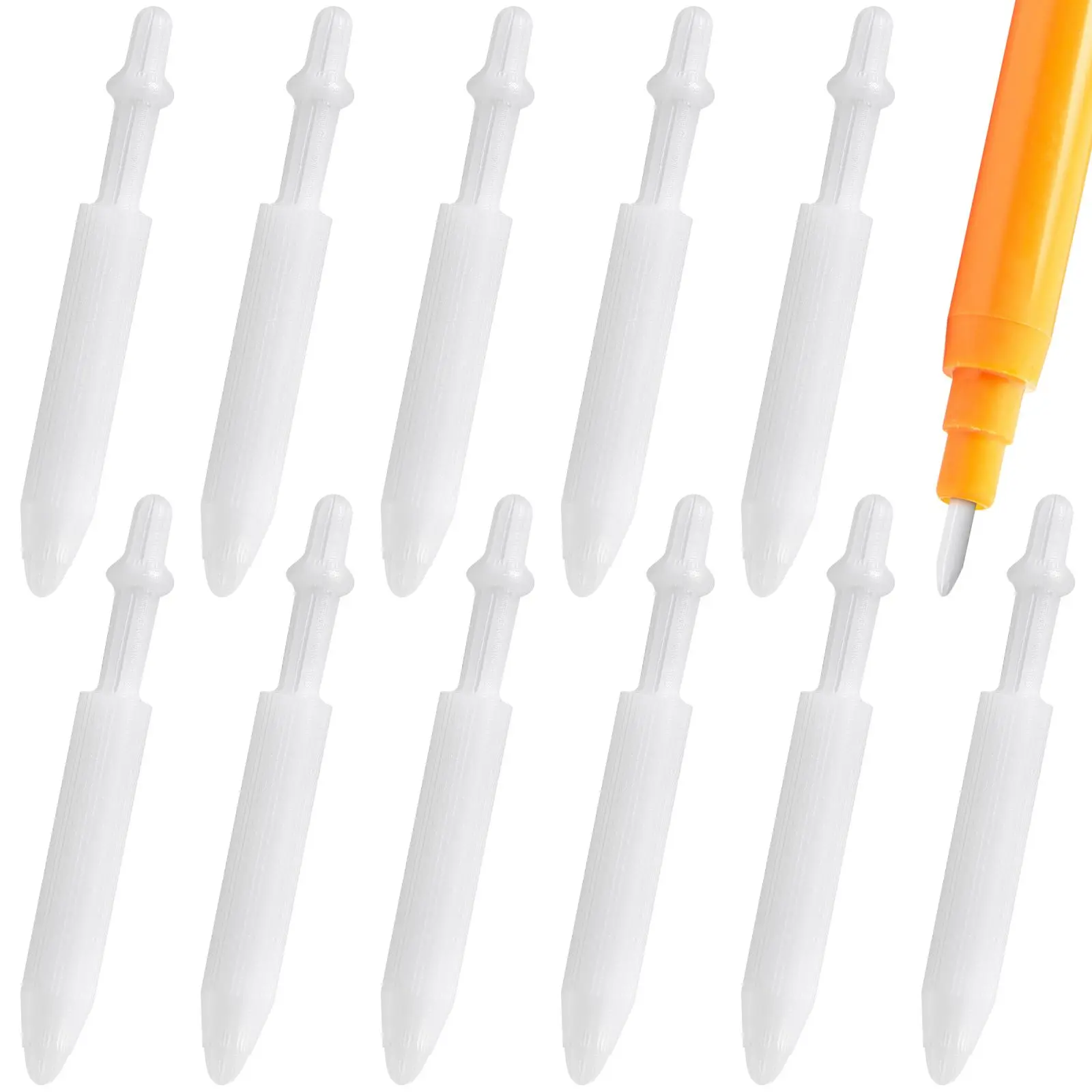 50 szt. Marker akrylowy wymienne stalówki punkty malarskie markery malarskie pióro malarskie Nips przenośne nylonowe końcówki markerów 0.7mm dla studentów — zdjęcie produktu 7