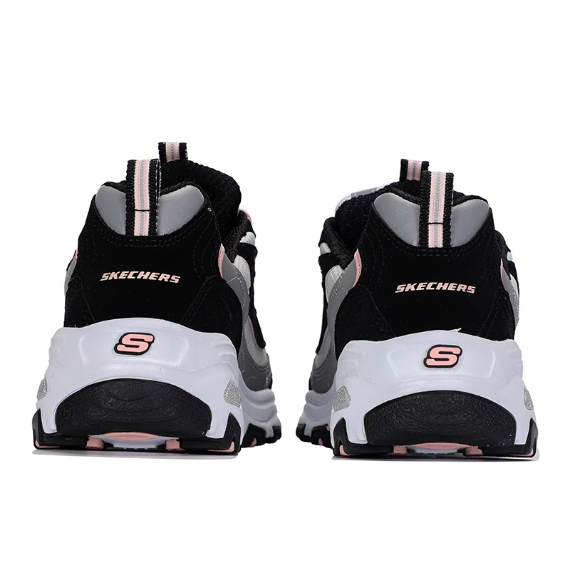 أحذية سكيتشرز النسائية D'Lites 1.0 أحذية كاجوال ذات نعل سميك أحذية الحليب والشاي والدب أحذية الباندا 13143-Bkgy #4