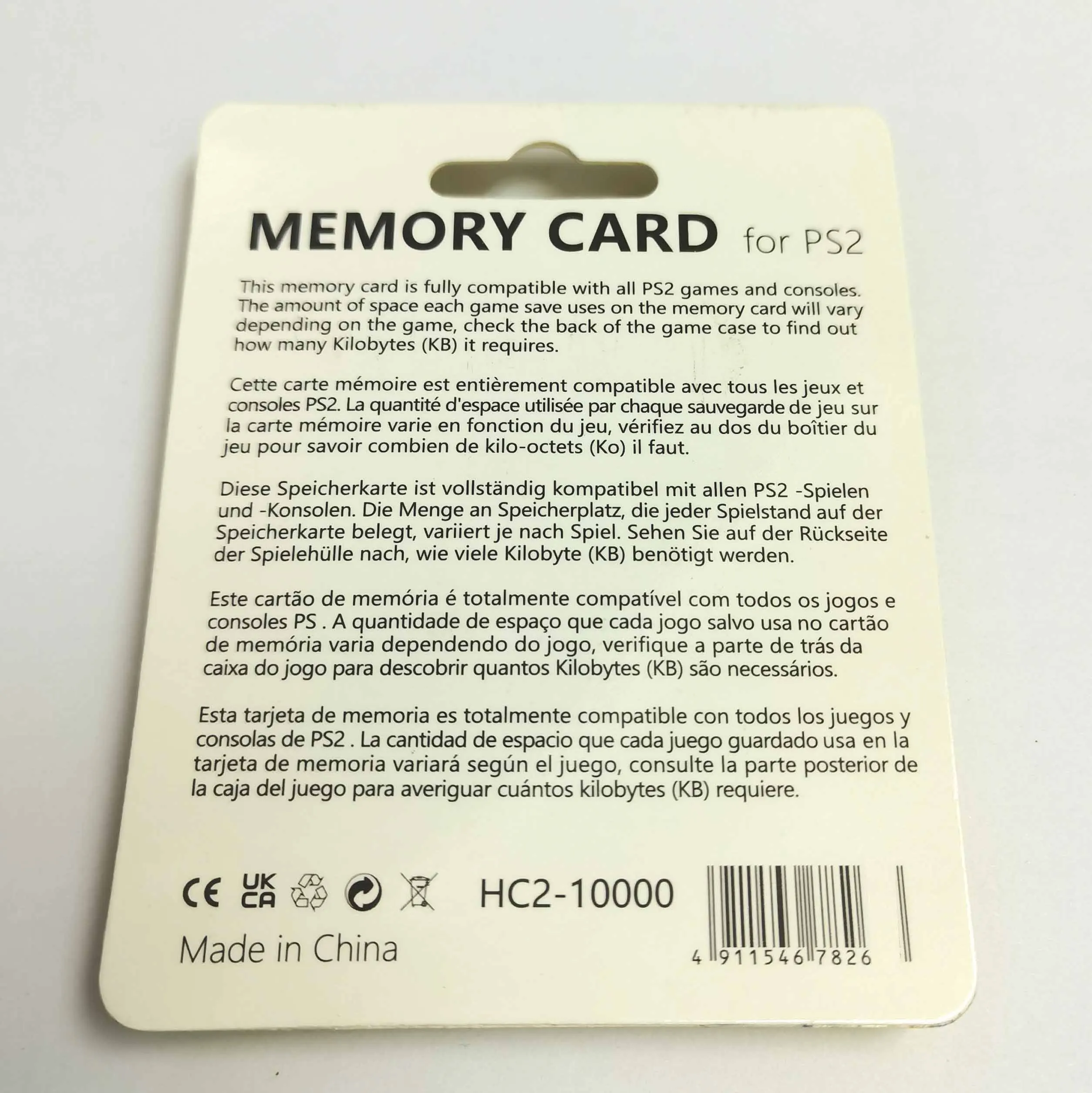 10pcs 128MB Memory Card for PS2 for Playstation 2 memory card