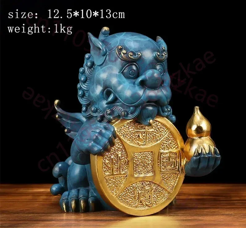 Feng Shui Pixiu Copper Zhao Cai Capital Gifts Cute Mascot Decor