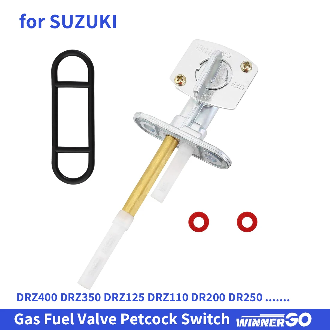 

Fuel Gas Tank Petcock Valve Switch FOR Suzuki DRZ400 DRZ350 DRZ125 DRZ110 DR200 DR250 DR350 DR650 E S M SM SE Boulevard S40
