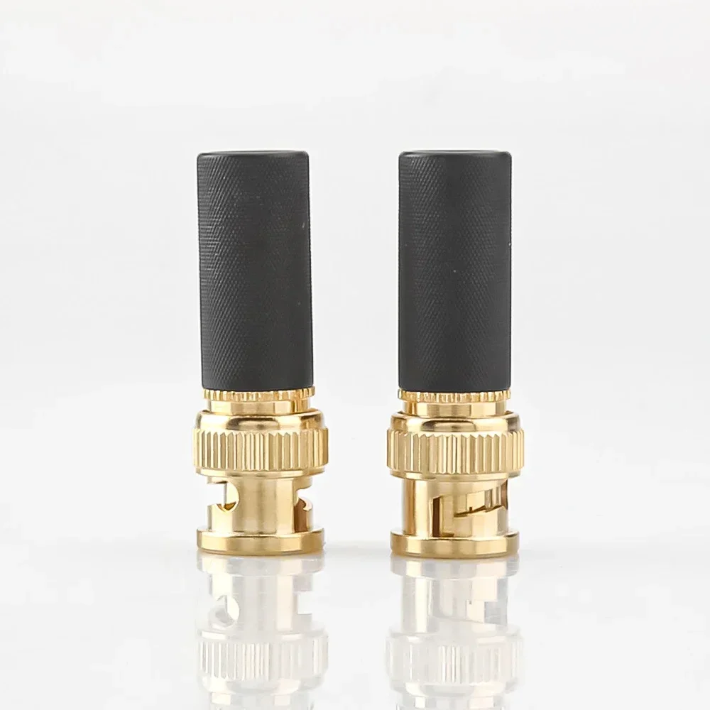 High Quality Gold Plated Connector BNC Male Plug BNC Video Cable HD SDI Connector 75-5 plug