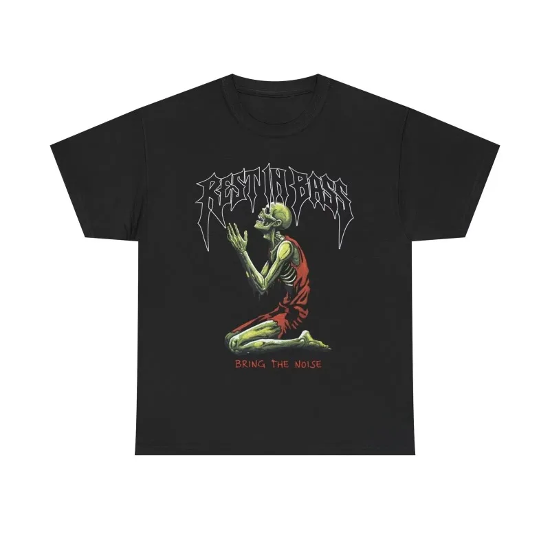Che Rest in Bass Encore Tour Praying T-shirt Album Male and Female Fans Gift Printed Casual Comfortable Daily Short Sleeves