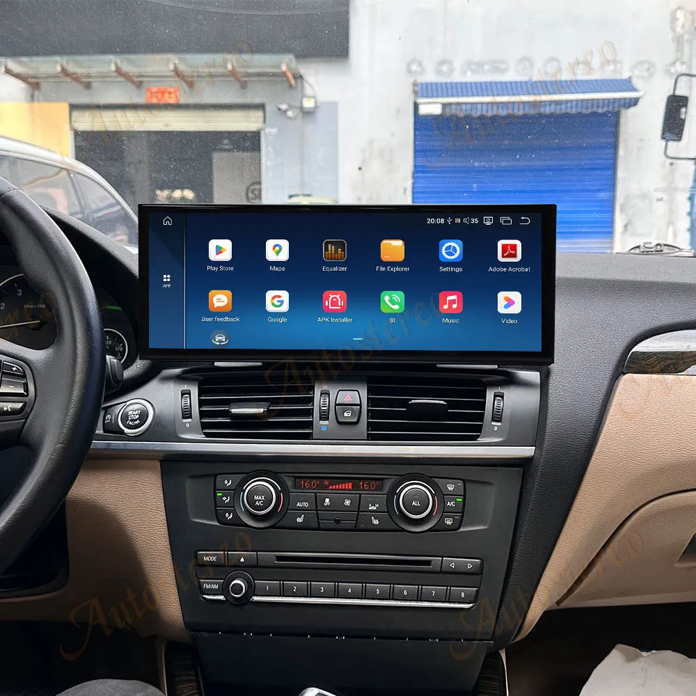 

15,8-дюймовый Android 14 Carplay стерео для BMW X3 X4 2011-2017 Автомобильный мультимедийный плеер GPS-навигация Автомобильный радиоприемник с экраном Авто