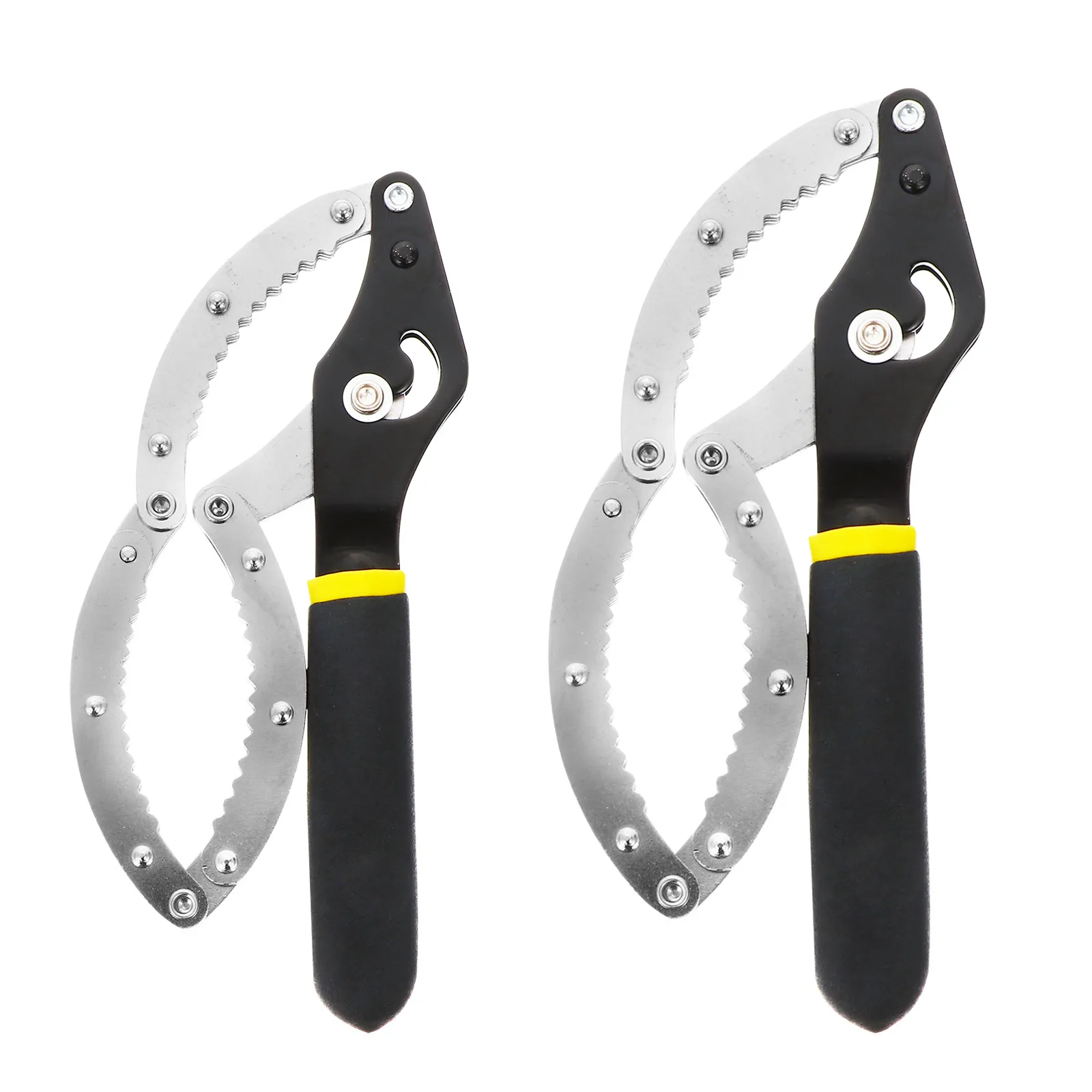 

2Pcs Adjustable Carbon Steel Oil Filter Wrench Handcuff Style Remover Tool for Car Motorcycle Small Truck Maintenance