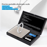 0.01g Jewelry Mini Stainless Steel Electronic Scale Digital Pocket Scale Gold Gram Balance Weight Scale Portable Pocket Scale