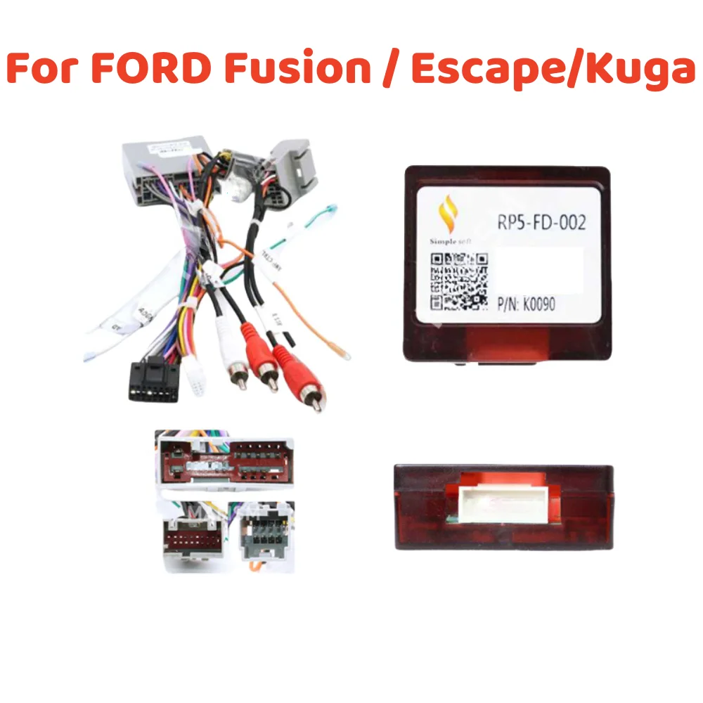 Canbus Box RP5-FD-002 For 2010 FORD FUSION/FORO North American Version Kuga/ Escape Power Harness Wiring Cable Car Radio