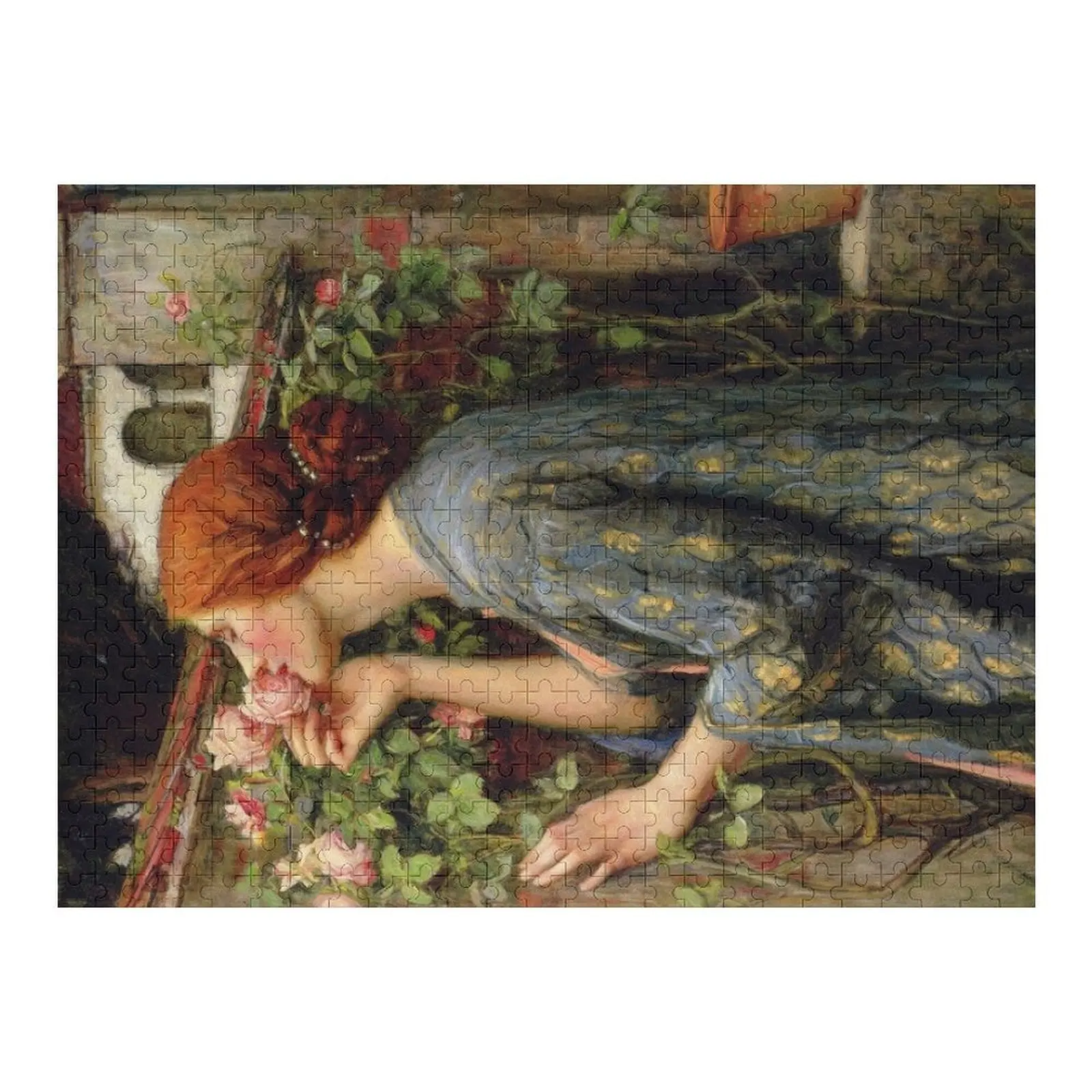 

The Soul of the Rose - John William Waterhouse Jigsaw Puzzle Wood Name Custom Jigsaw Puzzle