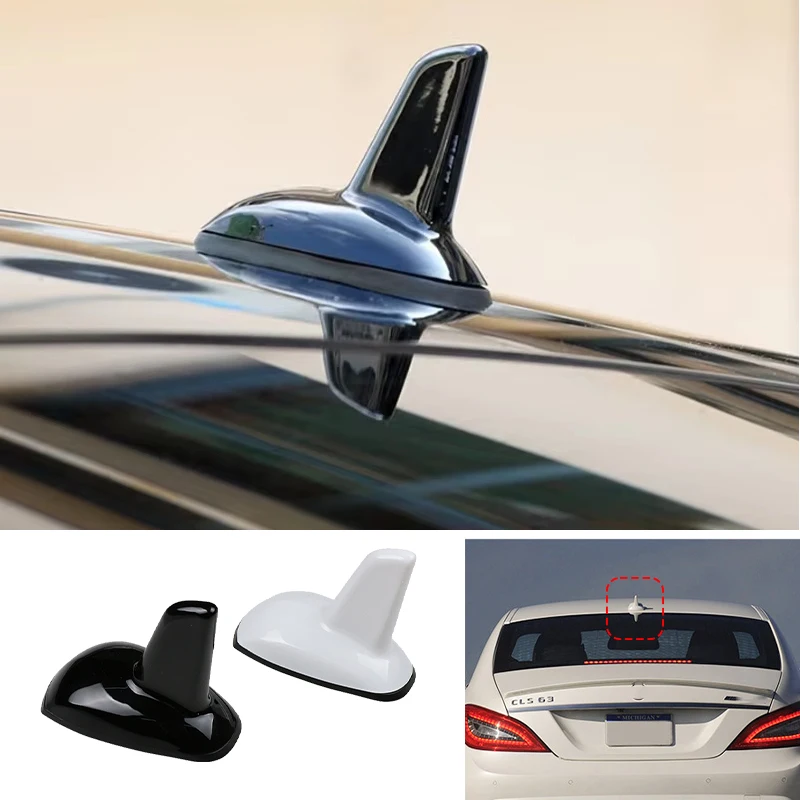 For Mercedes Benz A C B S Class GLA GLK GLC W124 W163 W211 W221 Car Shark Antenna Decoration Dummy Antennas Car Accessories