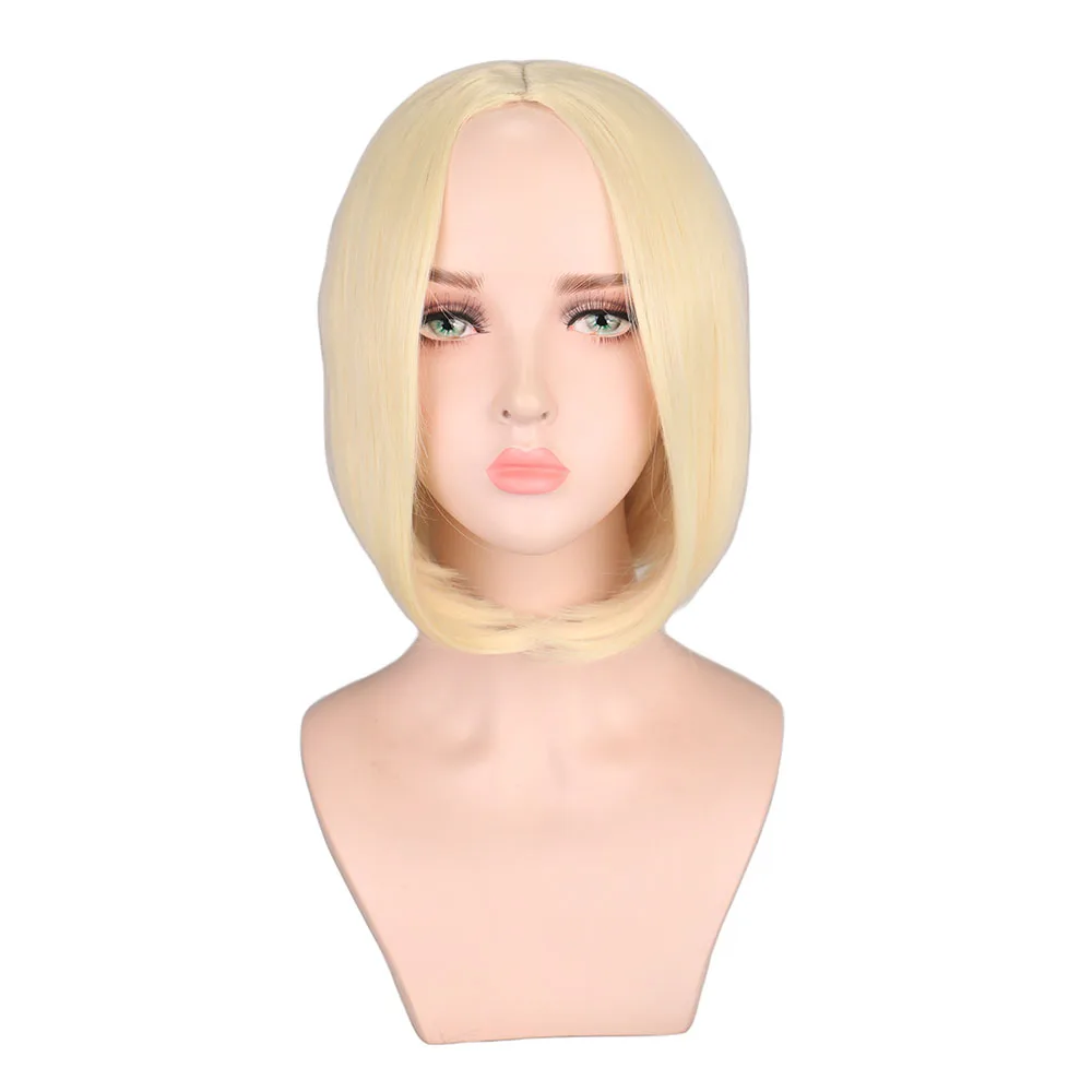 

Game Hades II Melinoë Cosplay Wigs Wheat Blonde Short Hair Heat Resistant Wigs For Women Girls Men Zagreus Christmas