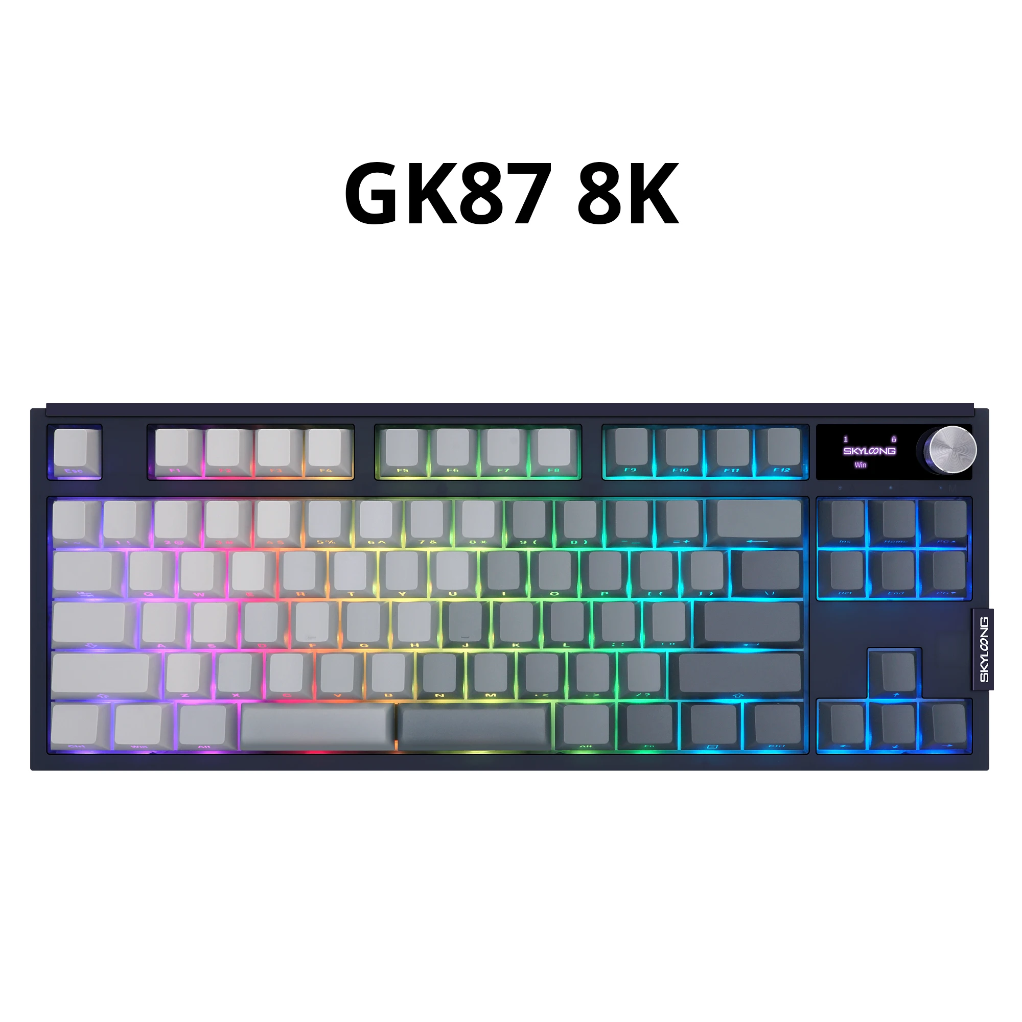 SKYLOONG 8kHz Optisch Toetsenbord USB-C0 Bedraad Mechanisch RGB Verlicht GK75/GK87/GK980/GK104 Lage Latency Gamer Toetsenbord voor PC