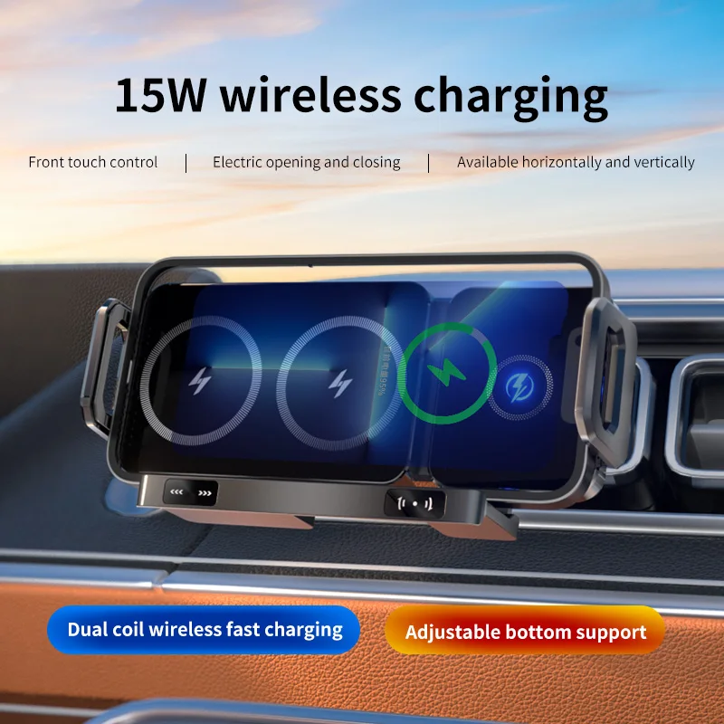 

Infaste 15W Automatic Rotating Fast Car Charger BK55 Car Phone Holder Universal Phone Charging Stand