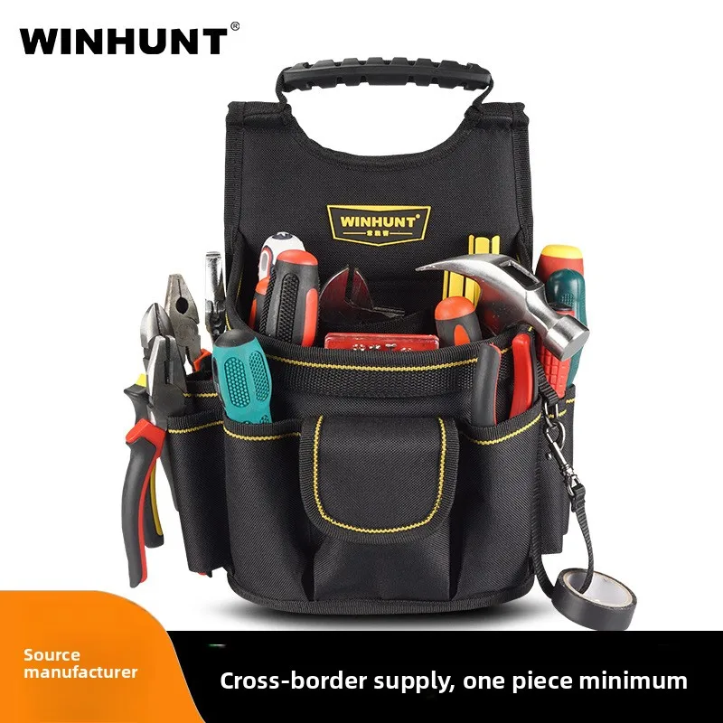 WIINHUNT Multifunction Tool Bag Oxford Cloth Repair Organizer Thick Canvas Hand Carry Hardware Electrician Waist Tool Bag Kit fo