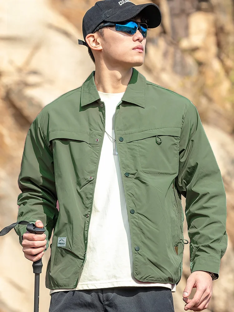 

Новая мужская демисезонная водонепроницаемая куртка для активного отдыха, походов и альпинизма, с воротником, в стиле милитари