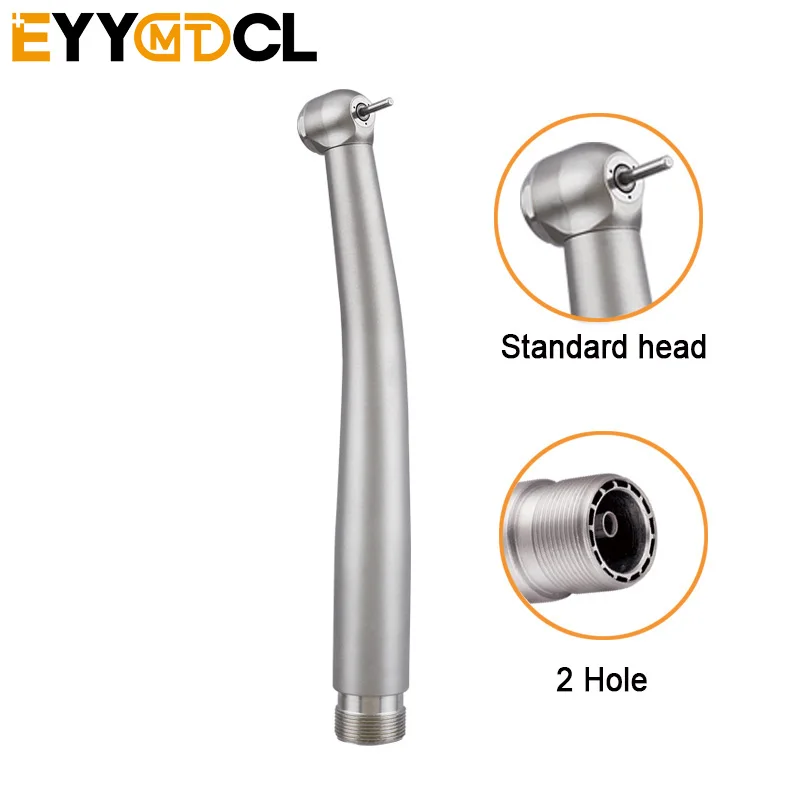 EYY Dental High Speed Handpiece 2 Hole 4 Hole Push Button Low Noise High Rotation Air Turbine Ceramic Bearing Dentistry Tools