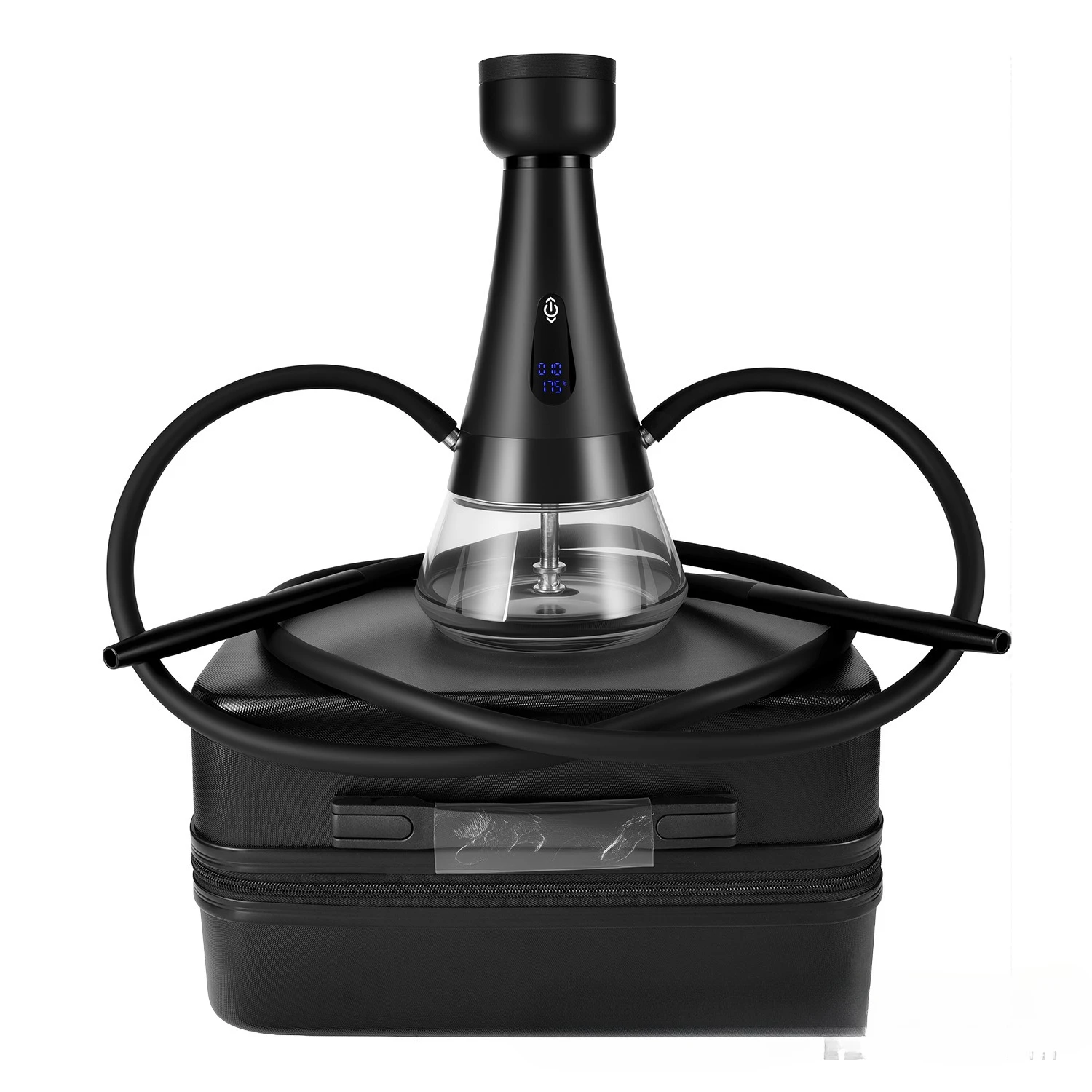 Wholesale Arabic Electronic Shisha, USB Rechargeable E-Hookah with LED Screen, Fast Heating Water Hookah for Bar Home Party