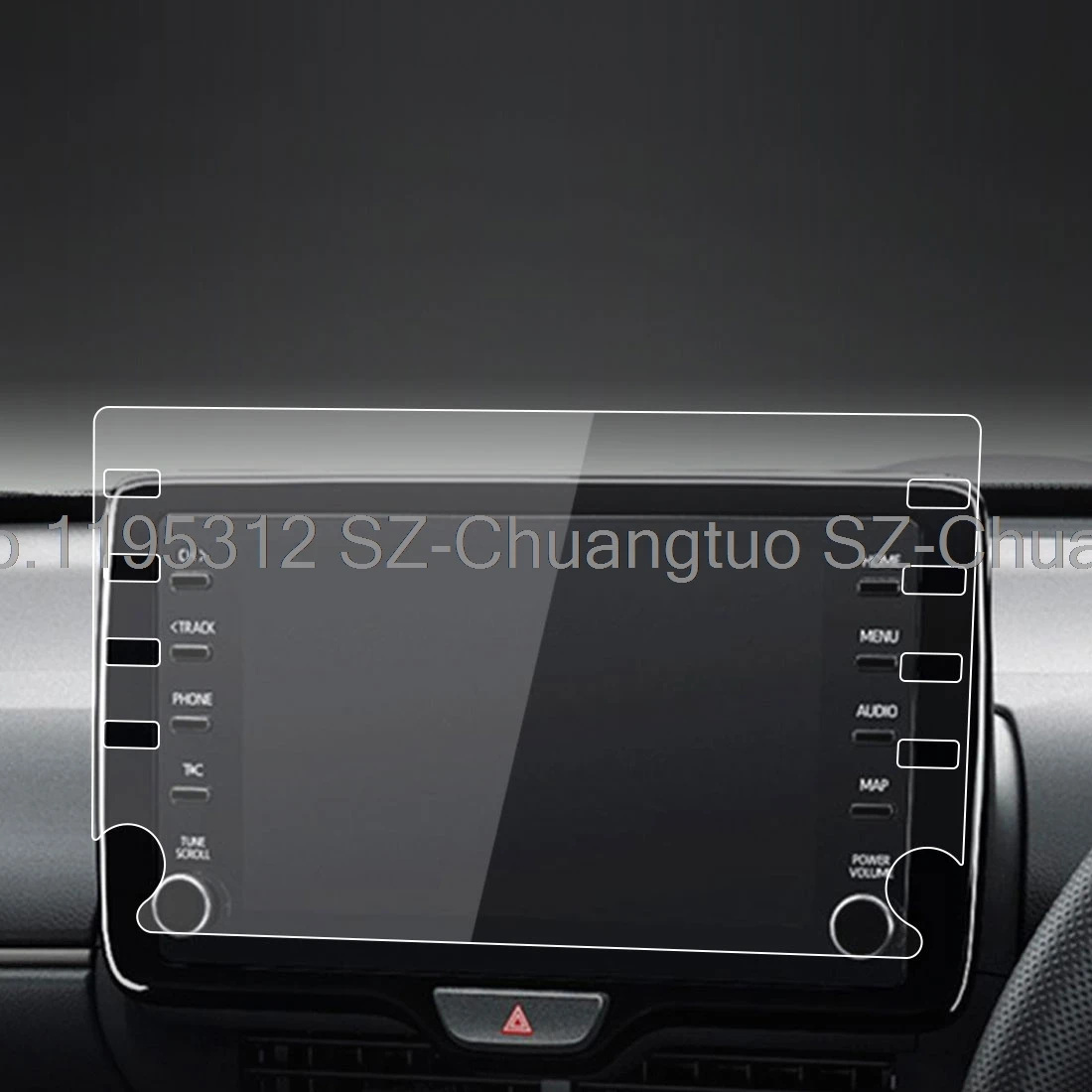 Ekran ze szkła hartowanego folia ochronna dla Toyota Yaris Cross 2020 2021 2022 8 Cal samochodu z informacją nawigacyjną z wyświetlaczem GPS