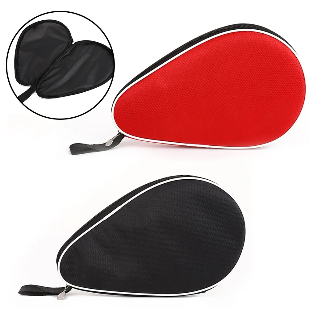 

1pc Table Tennis Racket Bag With Hand Strap Hot Sale Portable Table Tennis Racket Case Sports Bag Large Capacity Dustproof Stora