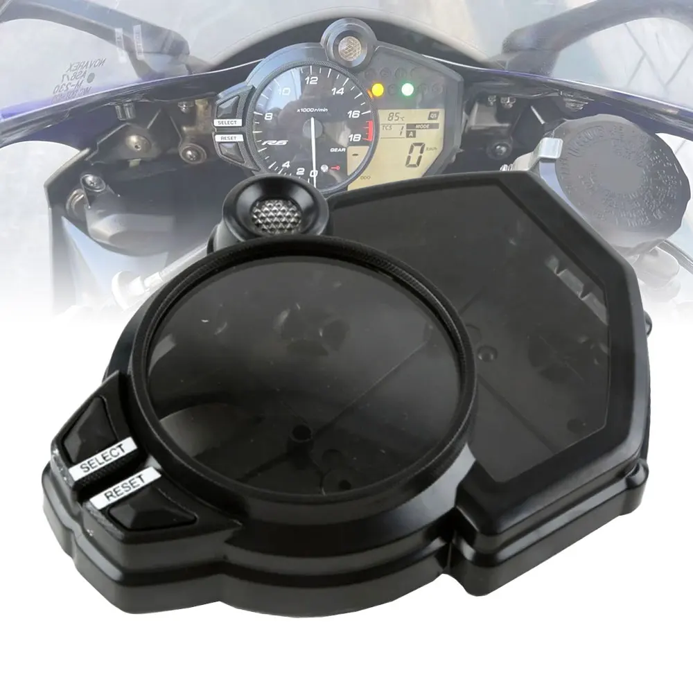 Untuk Yamaha YZF R1 2009 2010 2011 2012 - 2014 R6 2017 - 2020 Speedometer instrumen Case Gauge Odometer Tachometer Housing Cover