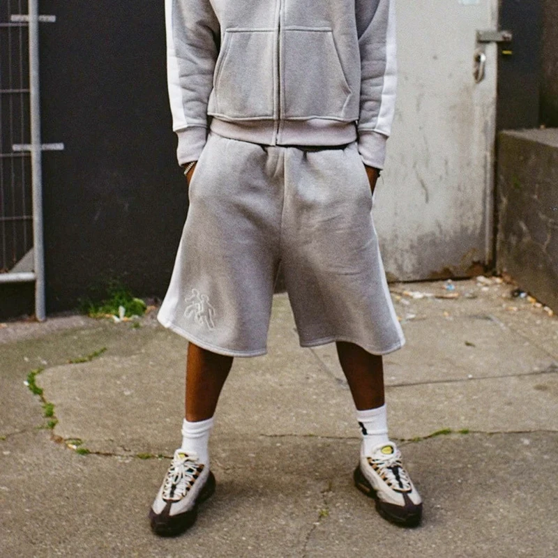 Летние повседневные свободные удобные шорты с вышивкой из мультяшного персонажа для мужчин, красивый пятиконечный склад