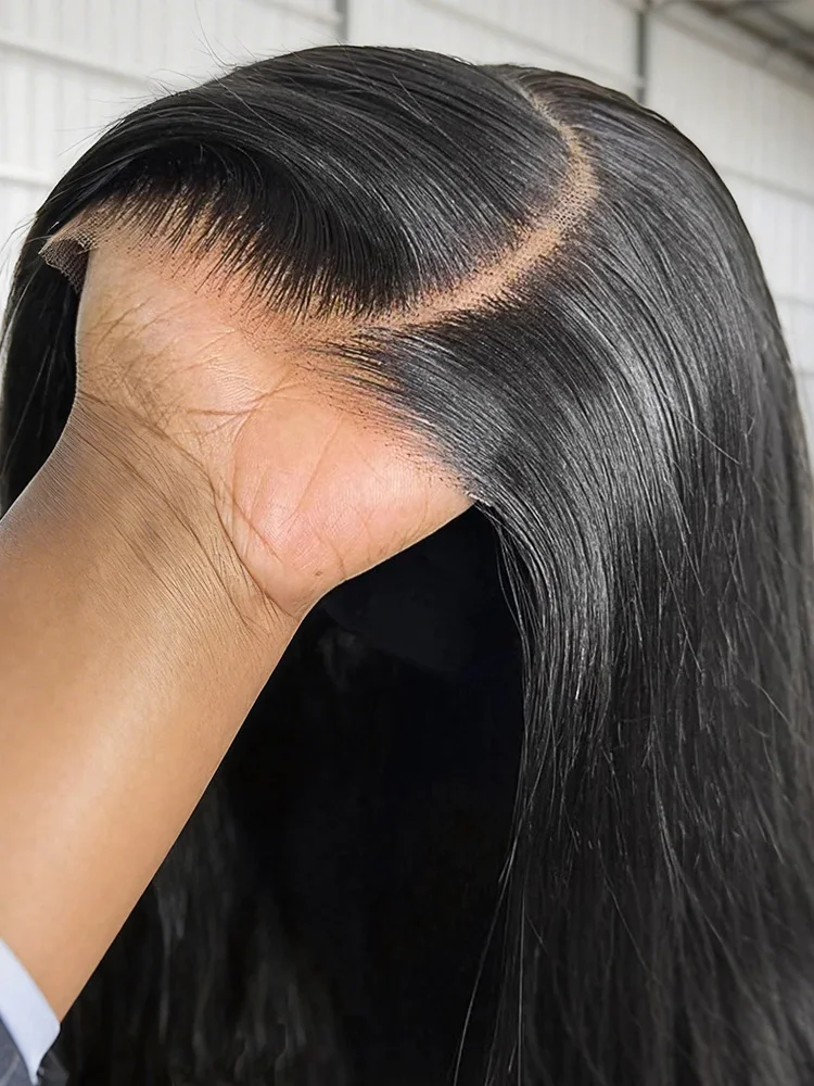 

Прямой парик Bone Straight с HD-основой 5x5, 100% безклеевой, из натуральных человеческих волос, с возможностью многосторонней части, Бразилия