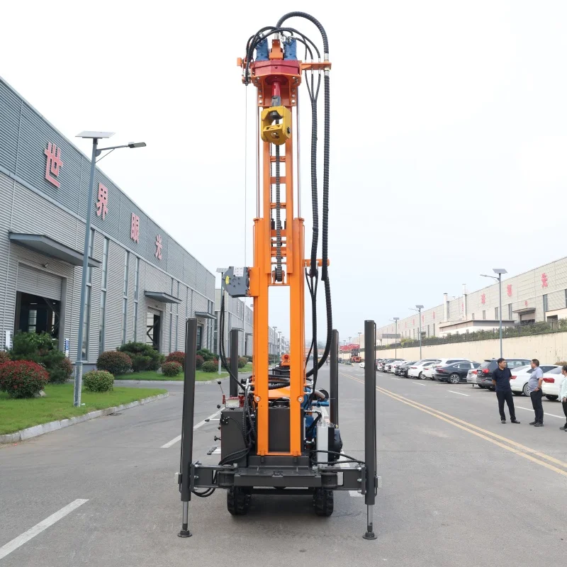 Customized Reliable Crawler Rotary Driller 200M Solid Track Long Service Valued Deep Water Well Drilling Rig