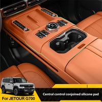 For Jetour G700 2025+ All-inclusive Wireless Charging Silicone Mat Water Bottle Anti-slip Mat Interior Upgrade Car Accessories