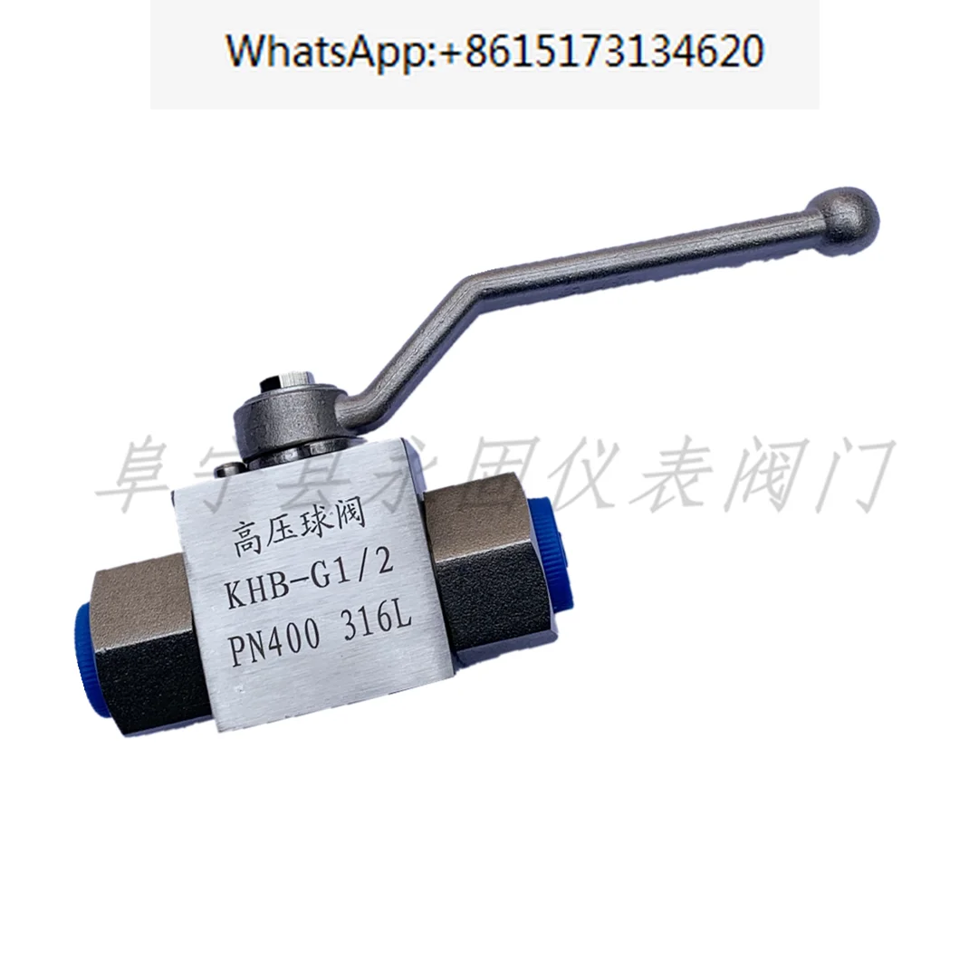 

BKH Internal and External Thread High Pressure Ball Valve Hydraulic Welding YJZQ-J10W Butt Welding Plug Welding PEEK System KHB