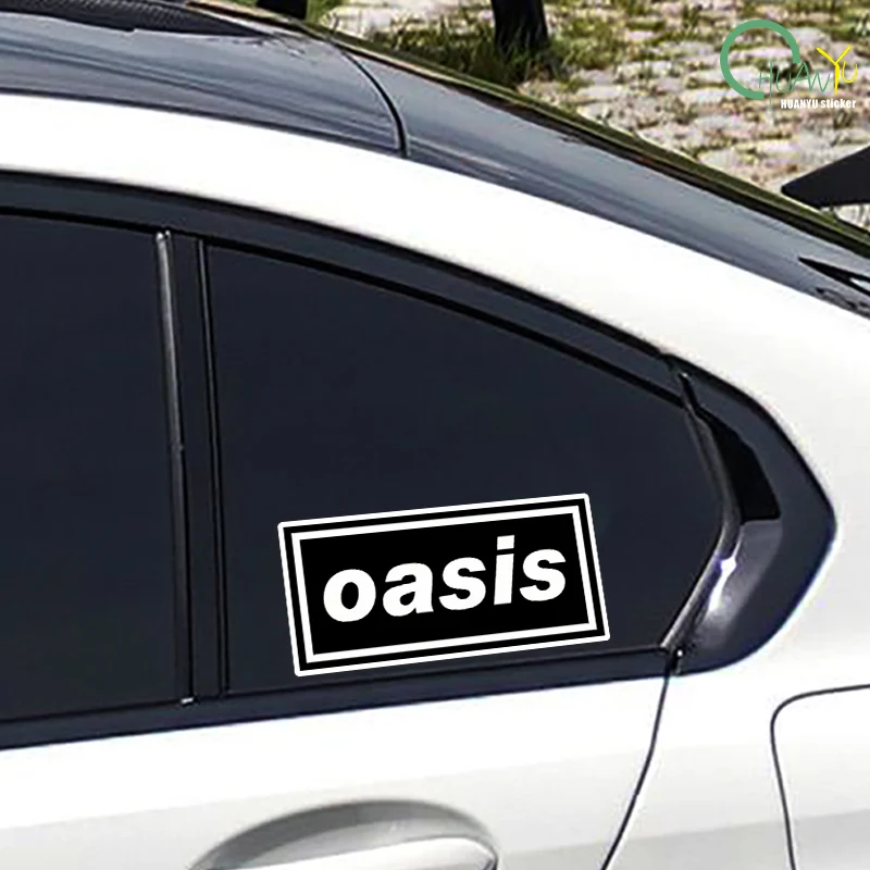 Oasis story rock band creative personality cute flag car sticker motorcycle sticker waterproof decoration view 4