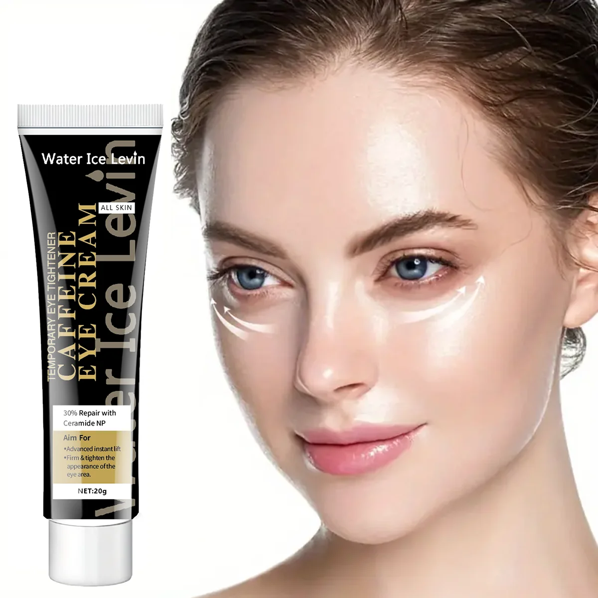 Caffeine Eye Cream to Lighten Dark Circles and Tighten Skin Instant Eye Repair Essence Eye Beauty Treatment