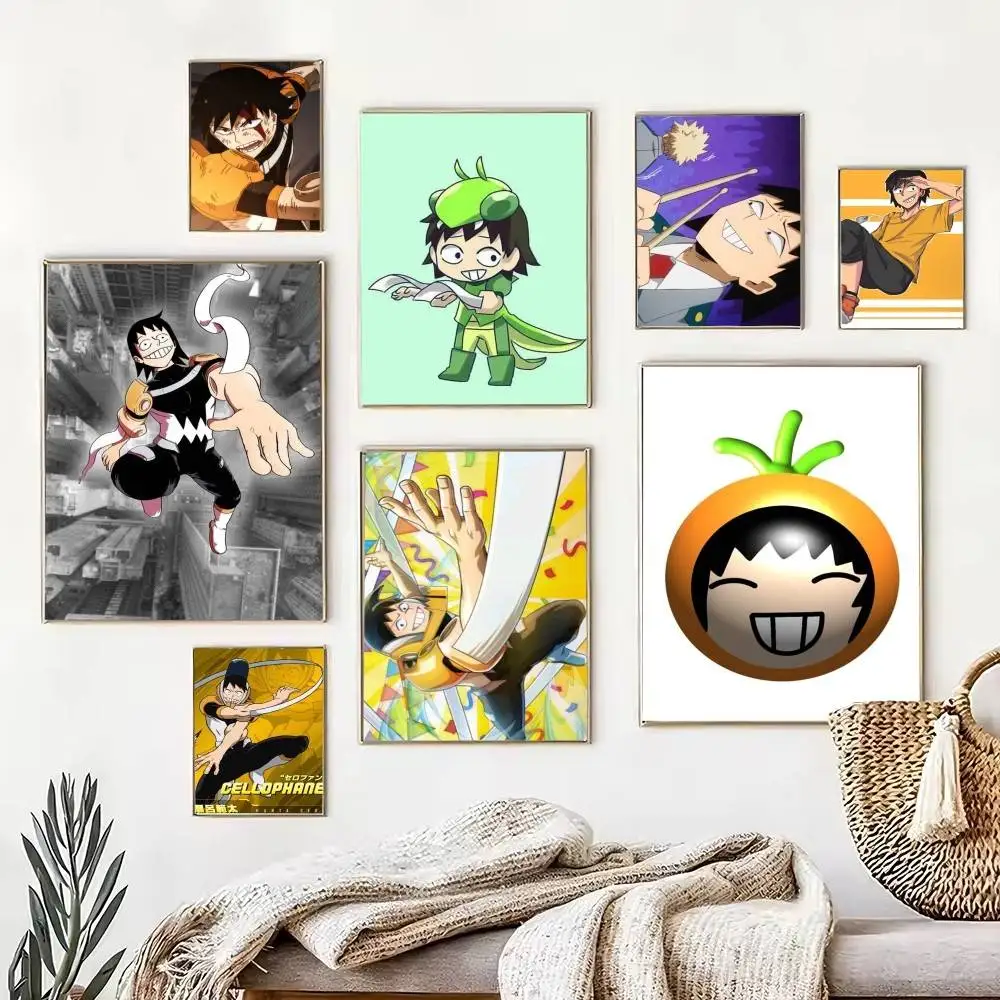 Cartoon Character Hanta Sero Poster Dorm Living Room Aesthetic Wall Decoration Painting Stickers