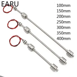 Stainless Steel Float Switch Tank Liquid Water Level Sensor Double Ball Float Switch Tank Pool Flow Sensors 10W 50W Control Pump