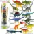 Miniature Lion Shark Horse Dinosaur Animals Model Set Action Figures Figurine Zoo Cute Education Kids Puzzle Toy Birthday Gift 8