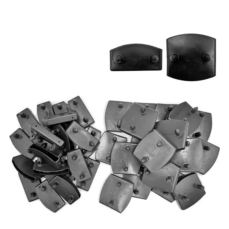 

ABRW-Replacement Black Plastic Centre Caps 54X9mm, End Holders For Bed Slat Securement
