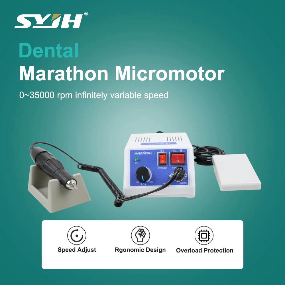 

SYJH Dental Marathon Micromotor 35000 RPM Polishing Machine N3 E-Type Micromotor For Denture Dental Handle Grinder Manicure Tool