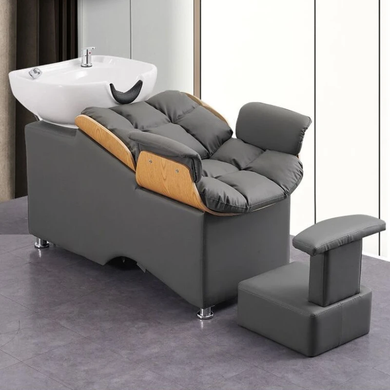 

Wash Hair Shampoo Chair Head Spa Washbasins Stylist Hairdressing Beauty Salon Bed Chairs Japanese Machine Nursing Cadeira