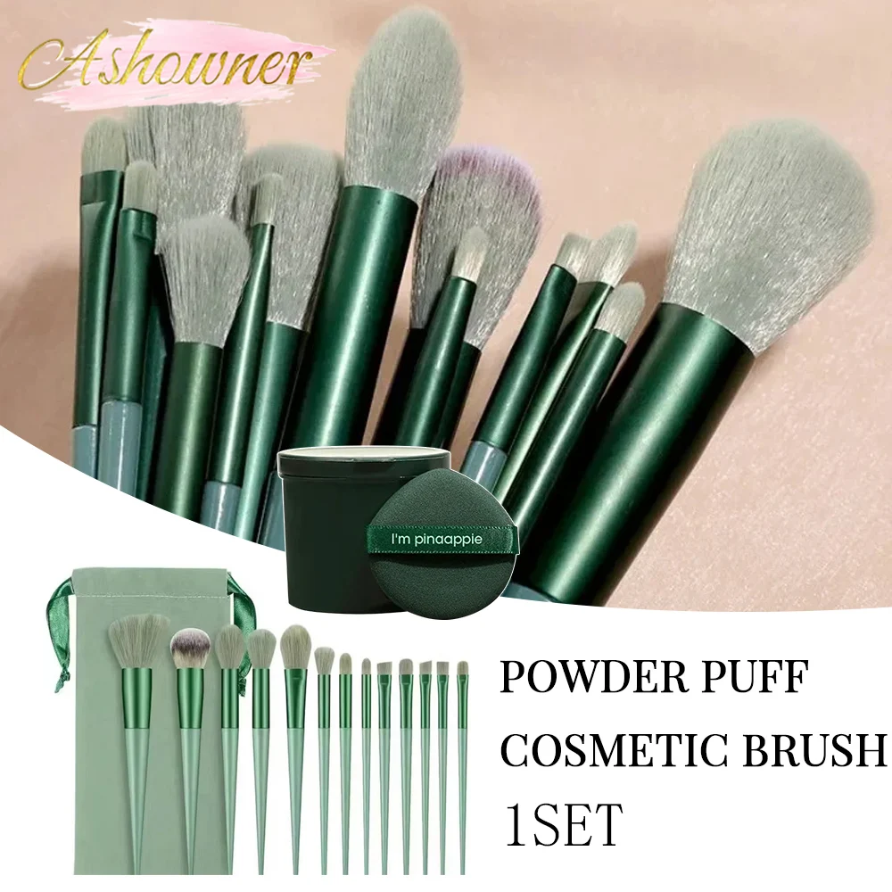 

20PCS Four Seasons Makeup Brush Set Soft Blush Brush Dopamine Portable Full Set of Makeup Tools For Repair Eye Shadow Eye Makeup