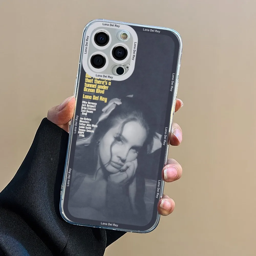 Lana album Del R-Rey Phone Case Phone Case For iPhone 11 12 Mini 13 14 15 Pro Max Transparent Shell